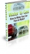 Water To Gas: How To Make Your Car Run On Water