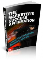 The Marketers Success Affirmation